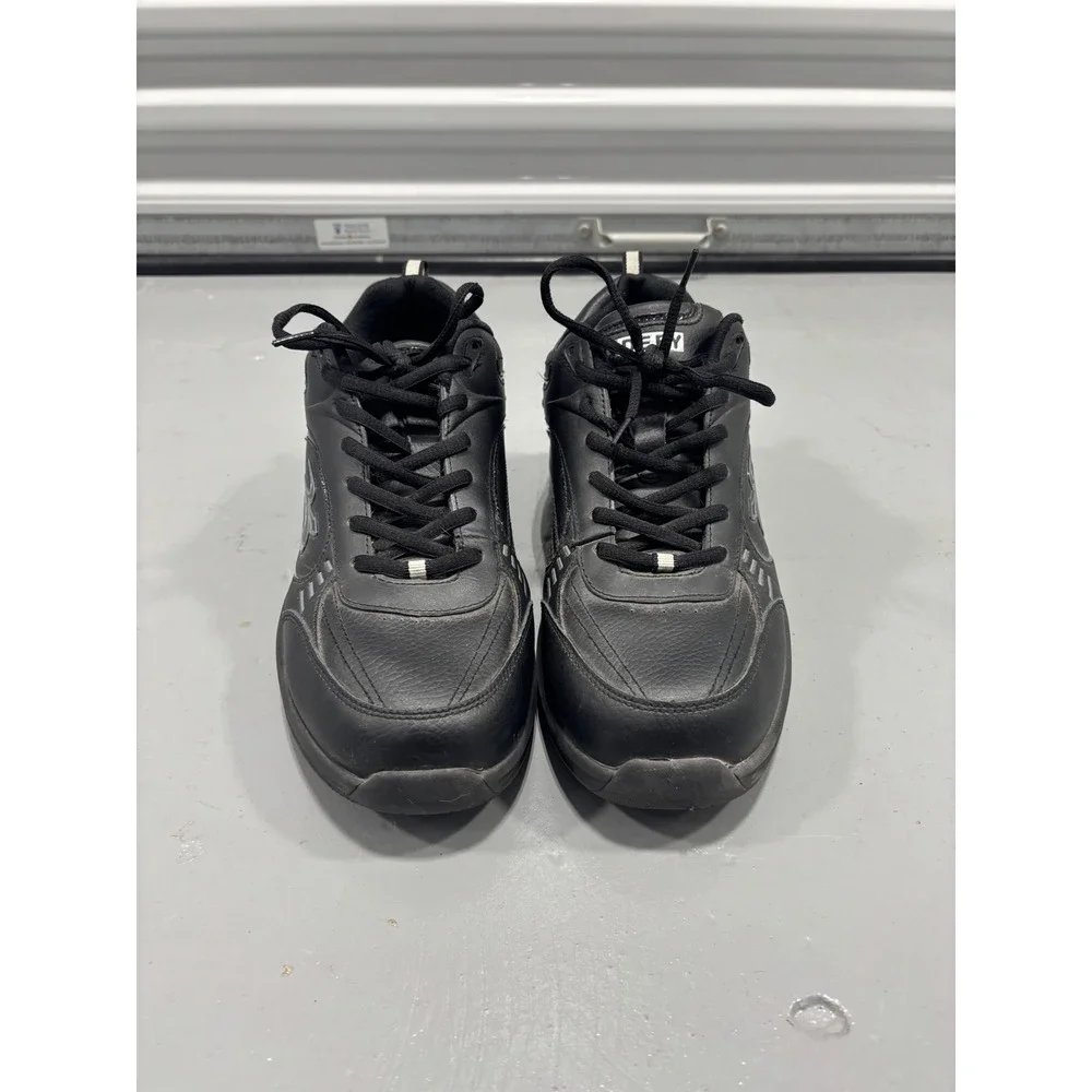 Gravity Defyer G-Defy Ion Mens Black Leather Walking Shoes TB9007MBL-XW 11.5
